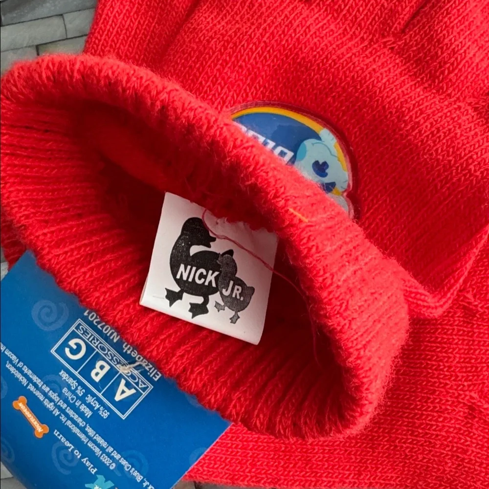Blues Clues Magic Gripper stretchable kids Red Gloves